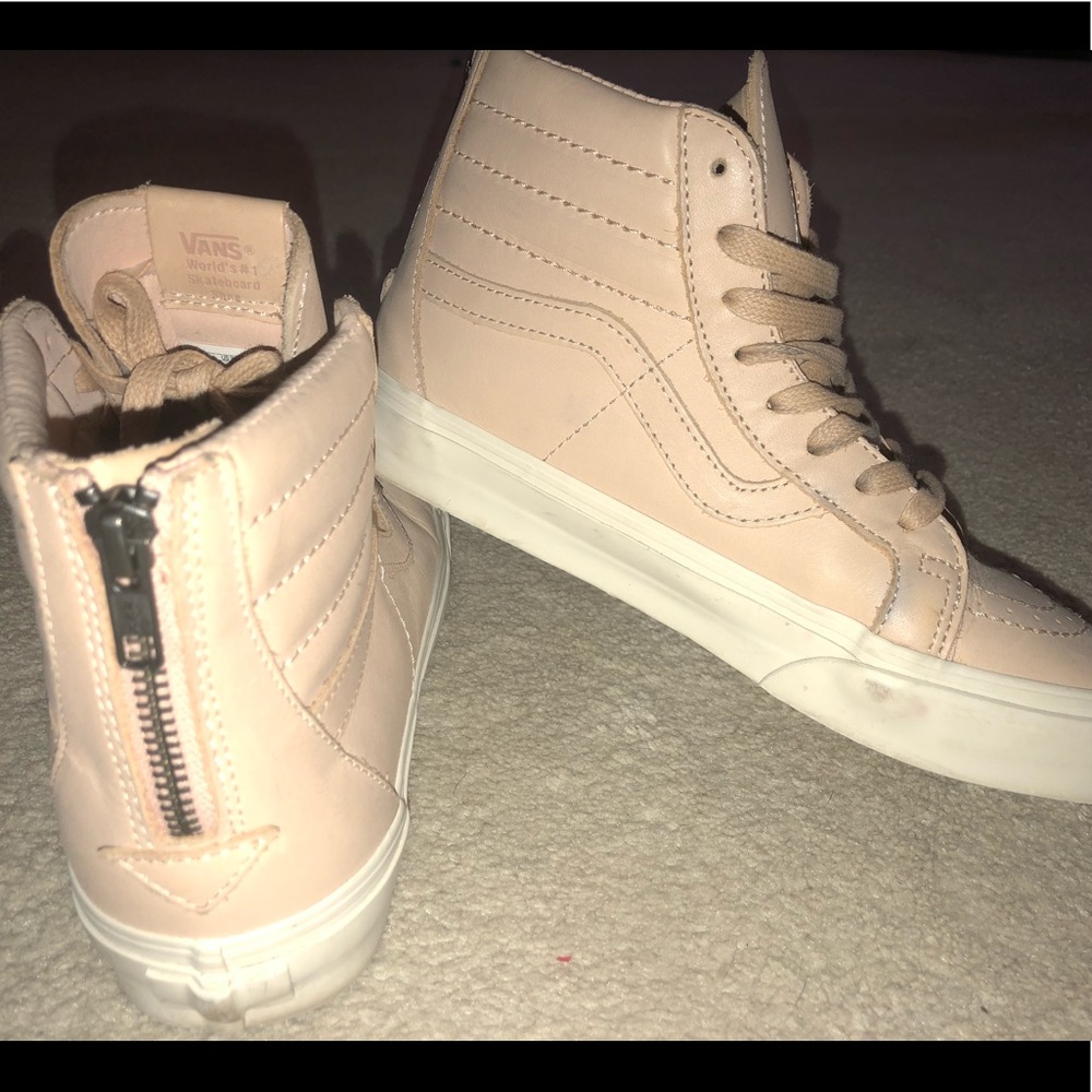 High-top Salmon Vans